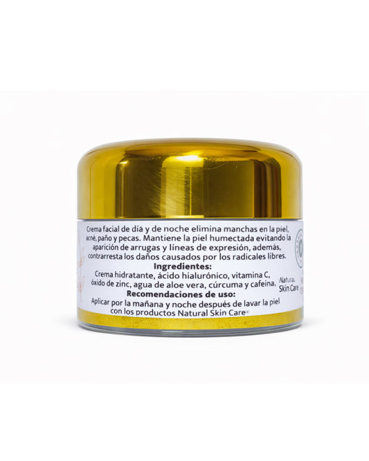 CREMA FACIAL DESPIGMENTANTE con ácido hialurónico