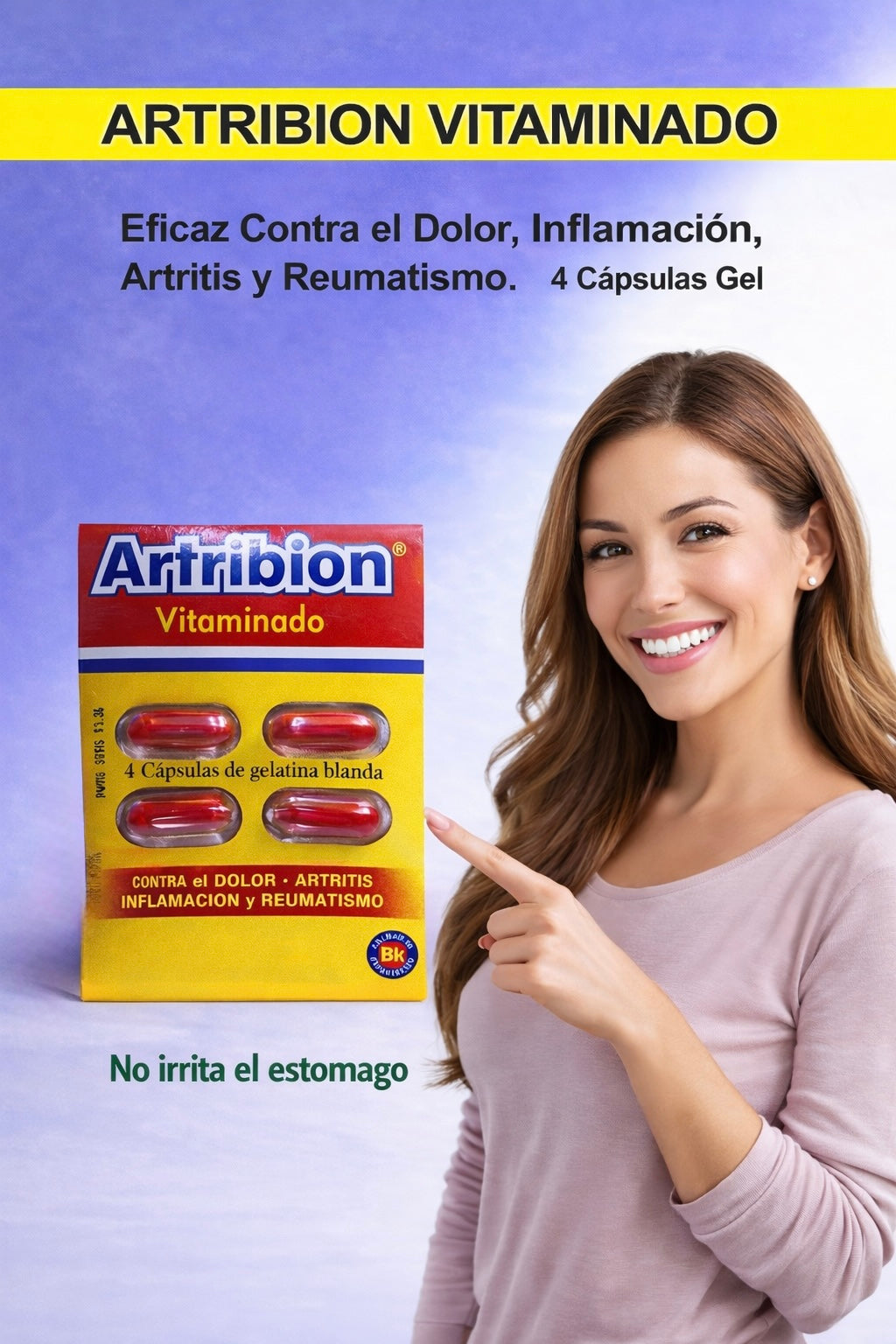 Artribion Vitaminado gelcaps Biokemical Display