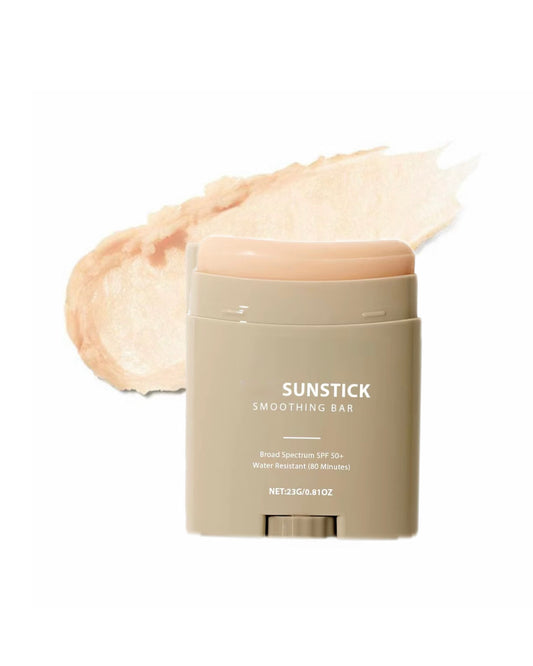 Sunstick SPF 50+ Smoothing Bar | Broad Spectrum Sunscreen Stick | Water Resistant 80 Minutes | Lightweight Invisible Finish | 23g