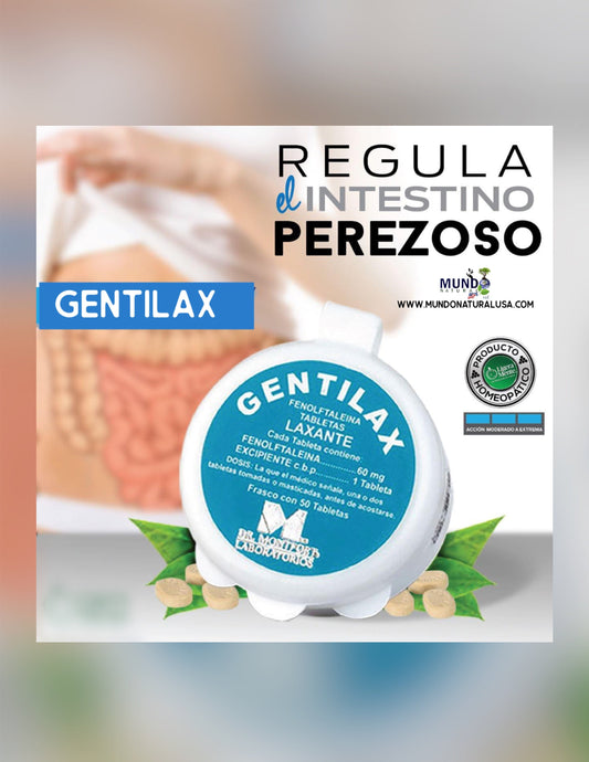 Gentilax - REGULA INTESTINO PEREZOSO - producto homeopático