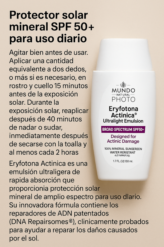 Photo MINERAL SUNSCREEN
WATER RESISTANT- PROTECTOR SOLAR