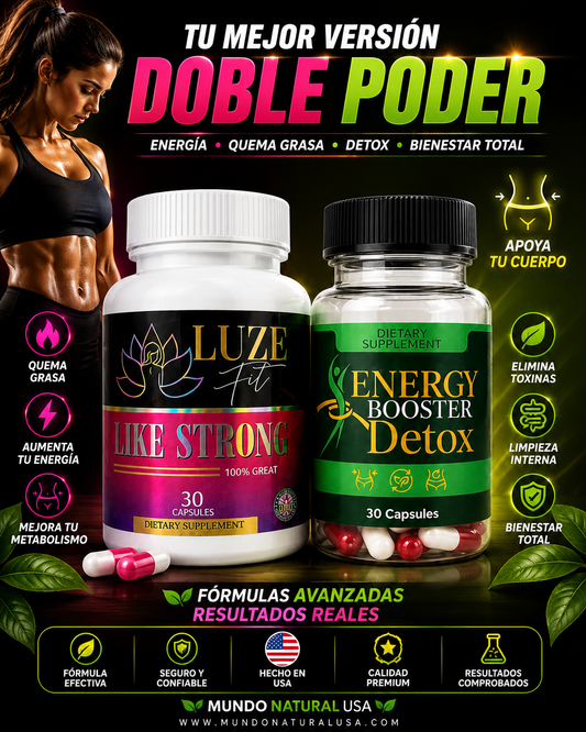 Luze Fit Like Strong + Energy Booster detox