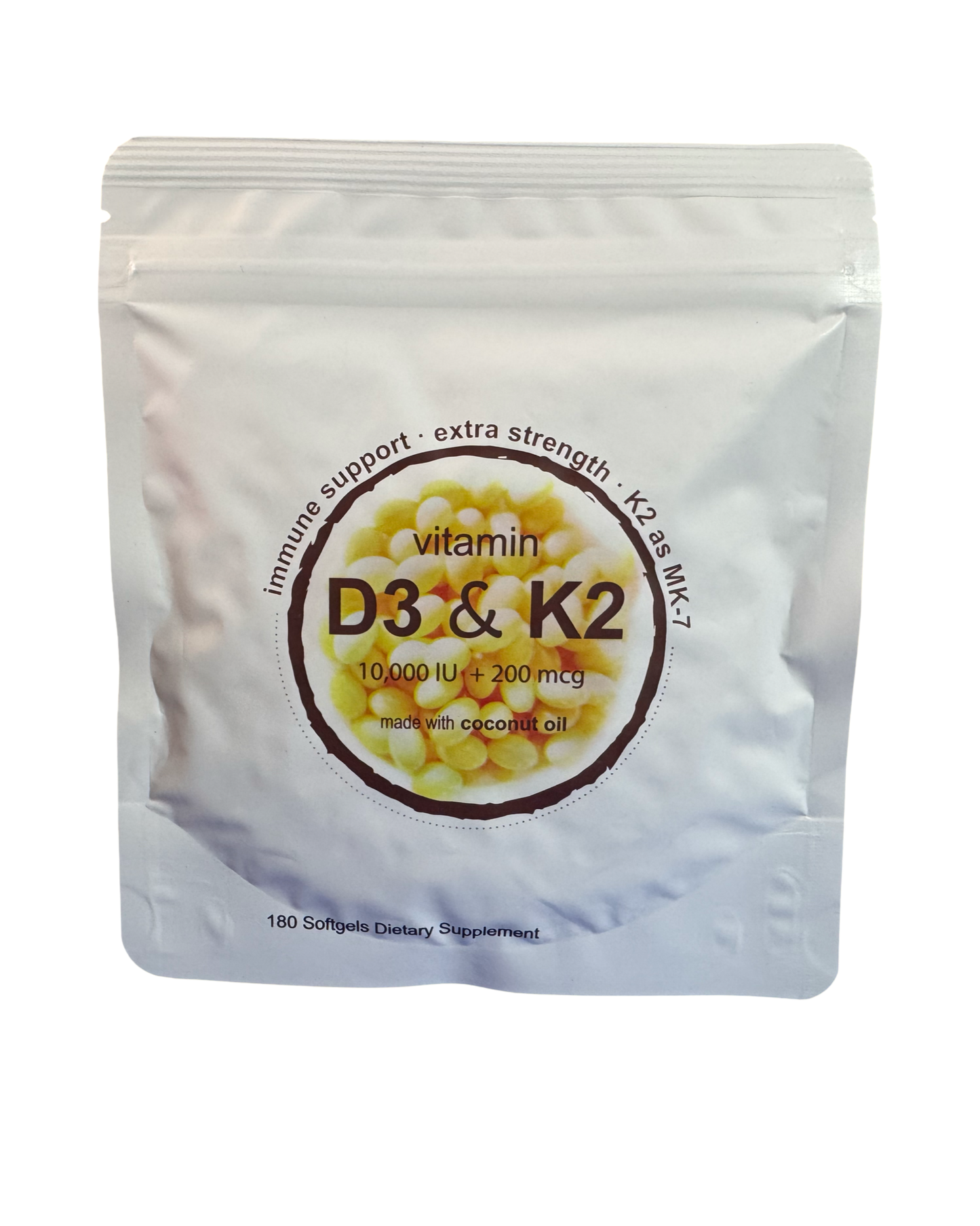 D3 + K2 Vitamin Supplement Softgels