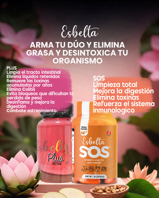 Esbelta SOS - diseñado para personas con alta presión y diabetes + Esbelta Plus Detox
