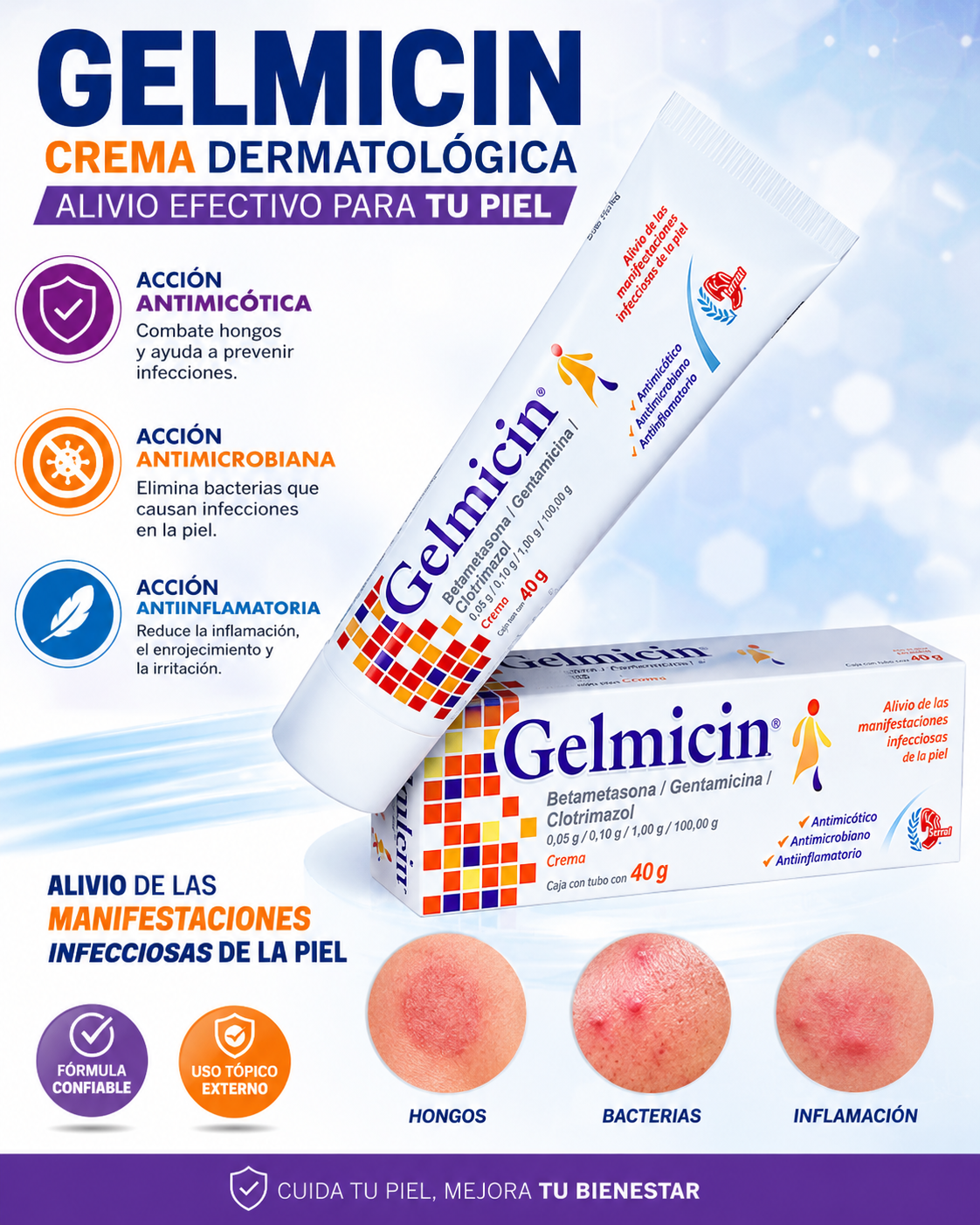 GELMICIN CREMA 40GR