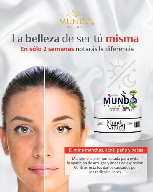Mundo Natural crema facial con acido Hialuronico - facial cream