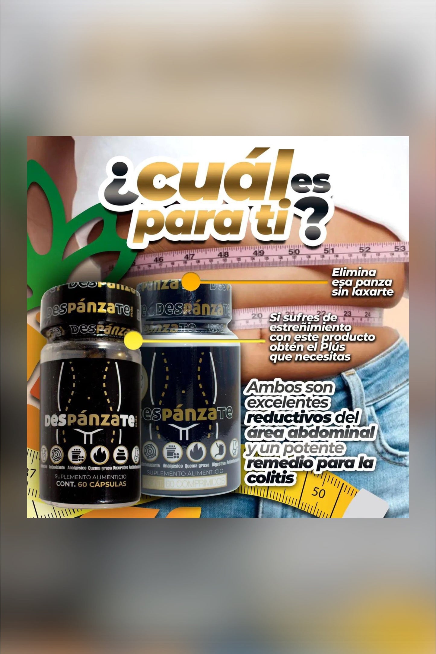 Despánzate Comprimidos