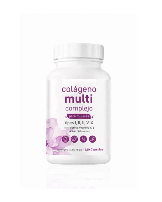 Colageno Múltiple de Micro Ingredients - Multi Collagen Peptides 120 Cap