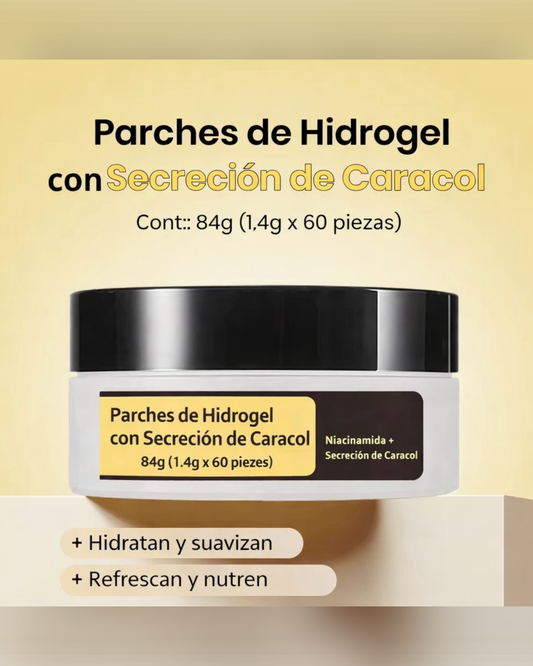Parches de hidrogel revitalizantes para contorno de ojos