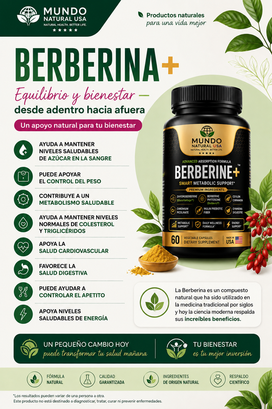Berberina+ GLP| Advanced Metabolic Support Formula | 60 caps
