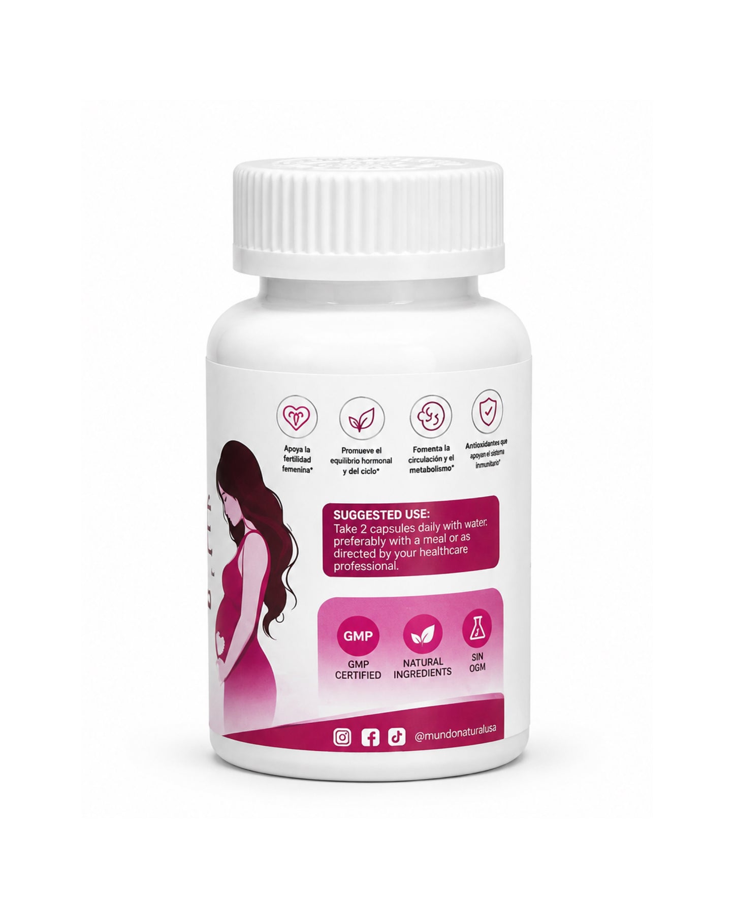 FEMINÉ Fertility Support | Fórmula para Preconcepción | 60 Cápsulas