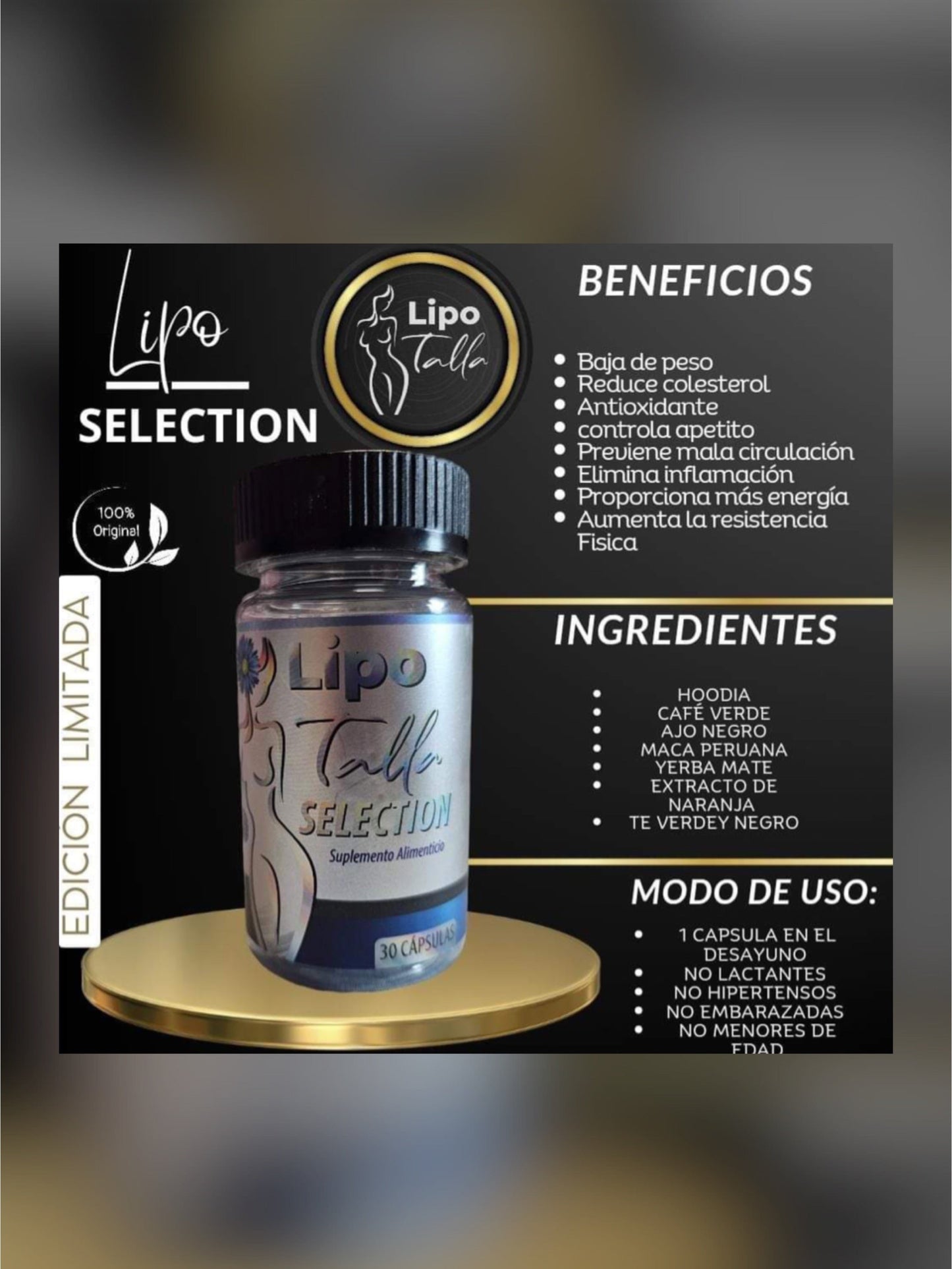 LipoTalla Selection