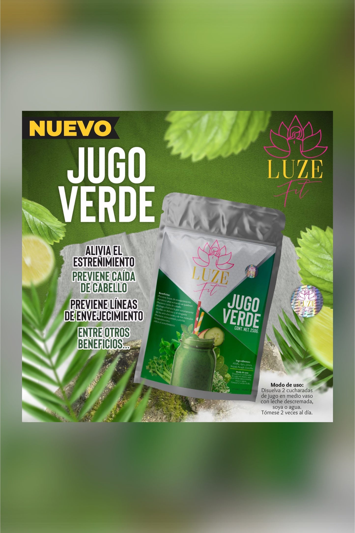 Luze Fit Jugo Verde