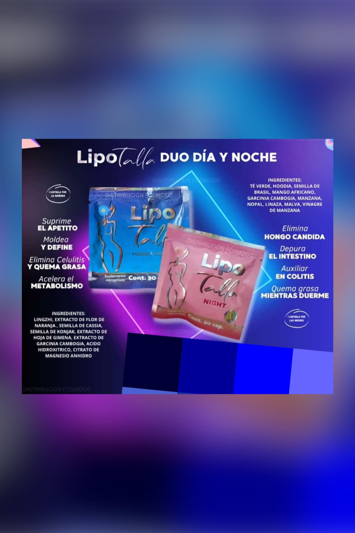 Lipo Talla dia + Lipo Talla noche