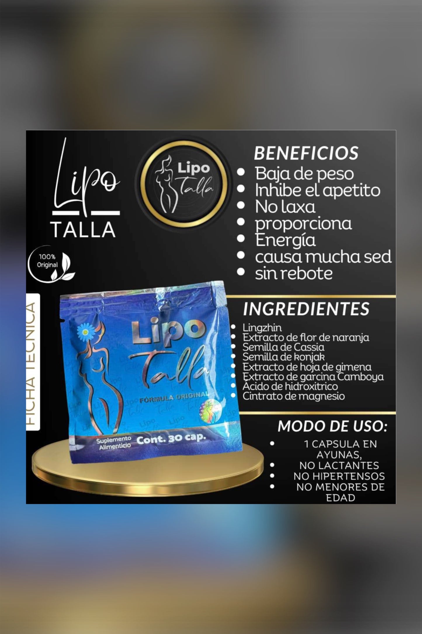 Lipo Talla dia + Lipo Talla noche