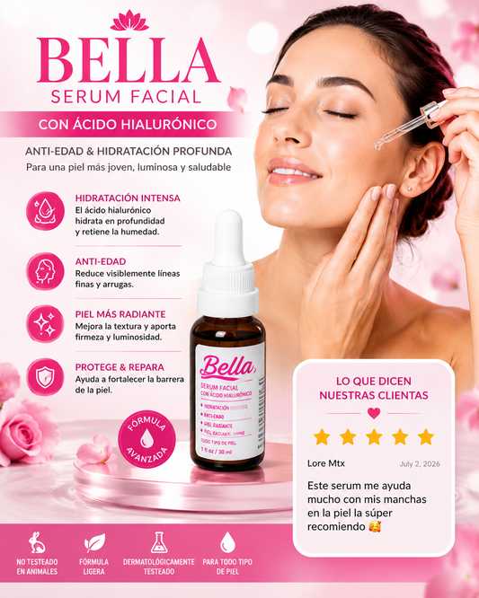 BELLA serum facial kit Dia, Noche, Contorno de ojos