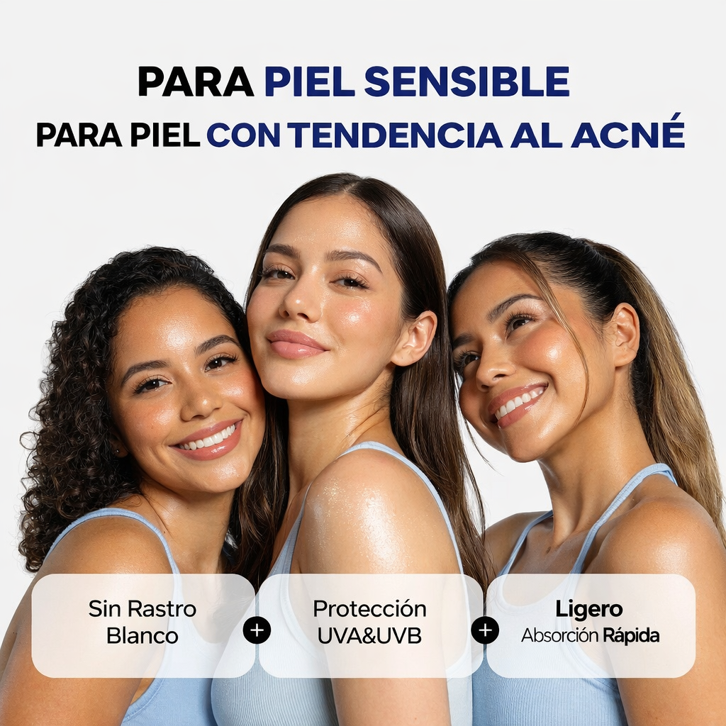 Bloqueador solar para rostro 60 FPS liquido - Linea Premium