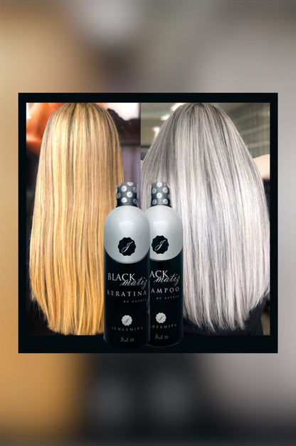 Black Platinum duo shampoo & keratin Jehespia