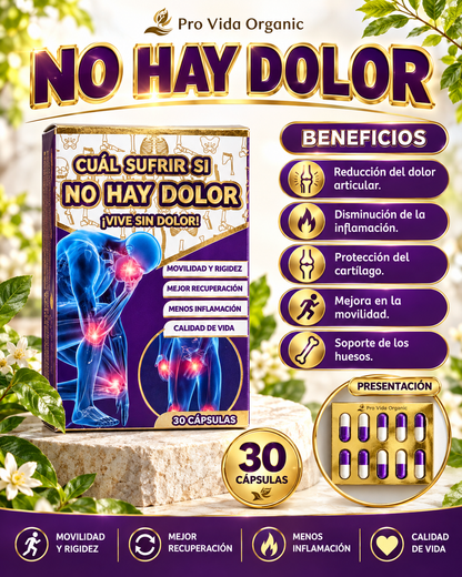 Cual Sufrir si No Hay Dolor UltraGold Herbal Supplement 30 Capsules