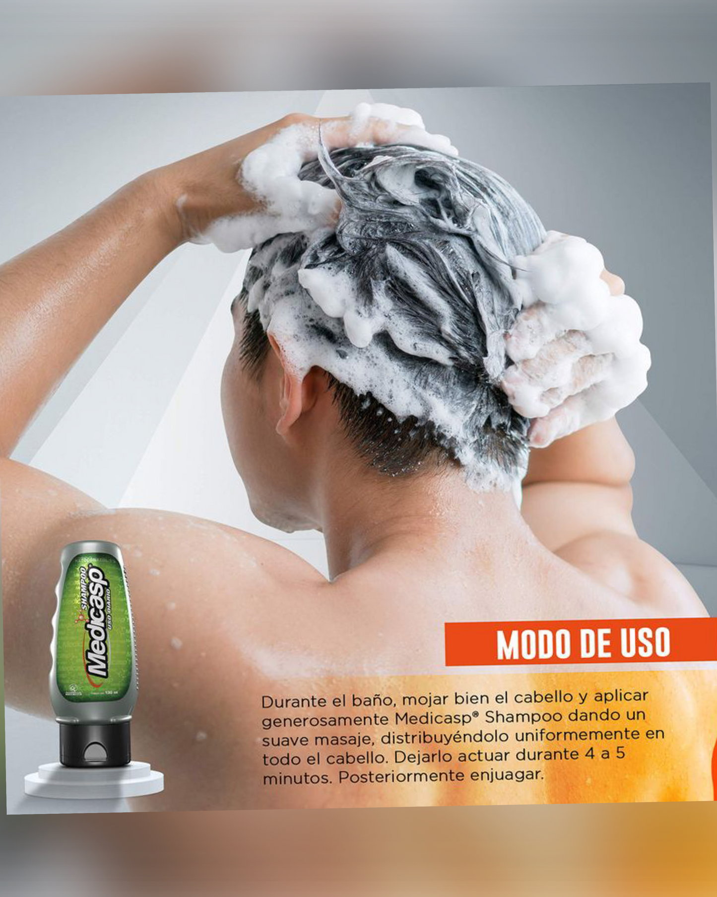 Medicasp Shampoo Anticaspa - Ayuda en la eliminación del hongo de la caspa