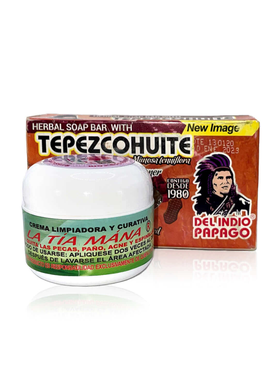 Jabon Neutro Neutral Soap Lirio for Facial Use with Crema la Milagrosa and  Tia