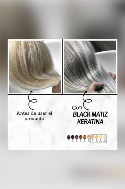 Black Platinum duo shampoo & keratin Jehespia