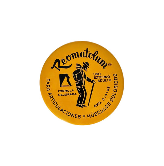 Pomada Reomatolum Fórmula Mejorada | Uso Externo para Masaje Corporal (50g)