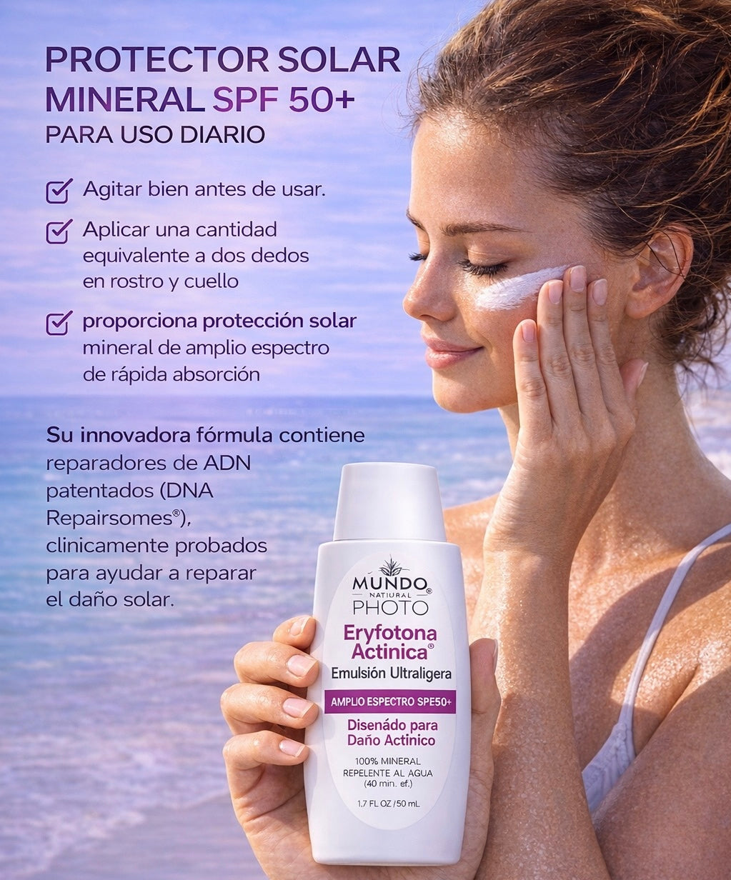 Bloqueador solar - Photo MINERAL SUNSCREEN
WATER RESISTANT