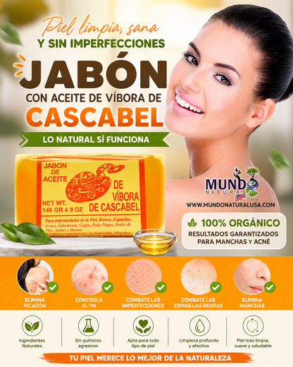 La Milagrosa crema facial + jabón aceite de vibora de cascabel
