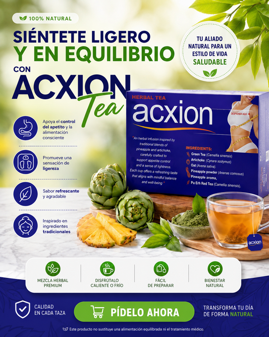 Acxion Tea Herbal Tea | Mezcla Herbal con Piña y Alcachofa