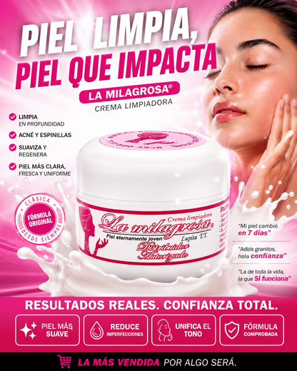 La Milagrosa crema facial con acido Hialuronico - facial cream
