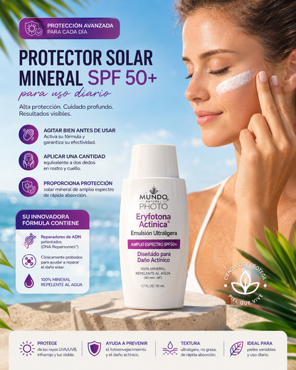 Bloqueador solar - Photo MINERAL SUNSCREEN
WATER RESISTANT