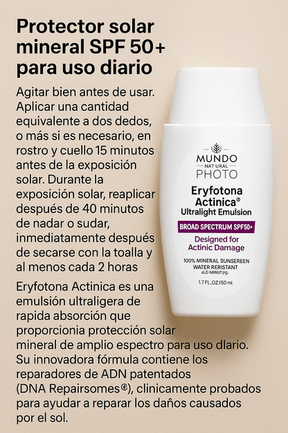 Photo MINERAL SUNSCREEN
WATER RESISTANT- PROTECTOR SOLAR