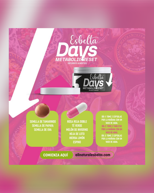 Esbelta 3 Days Metabolic - Reseteo Metabolico