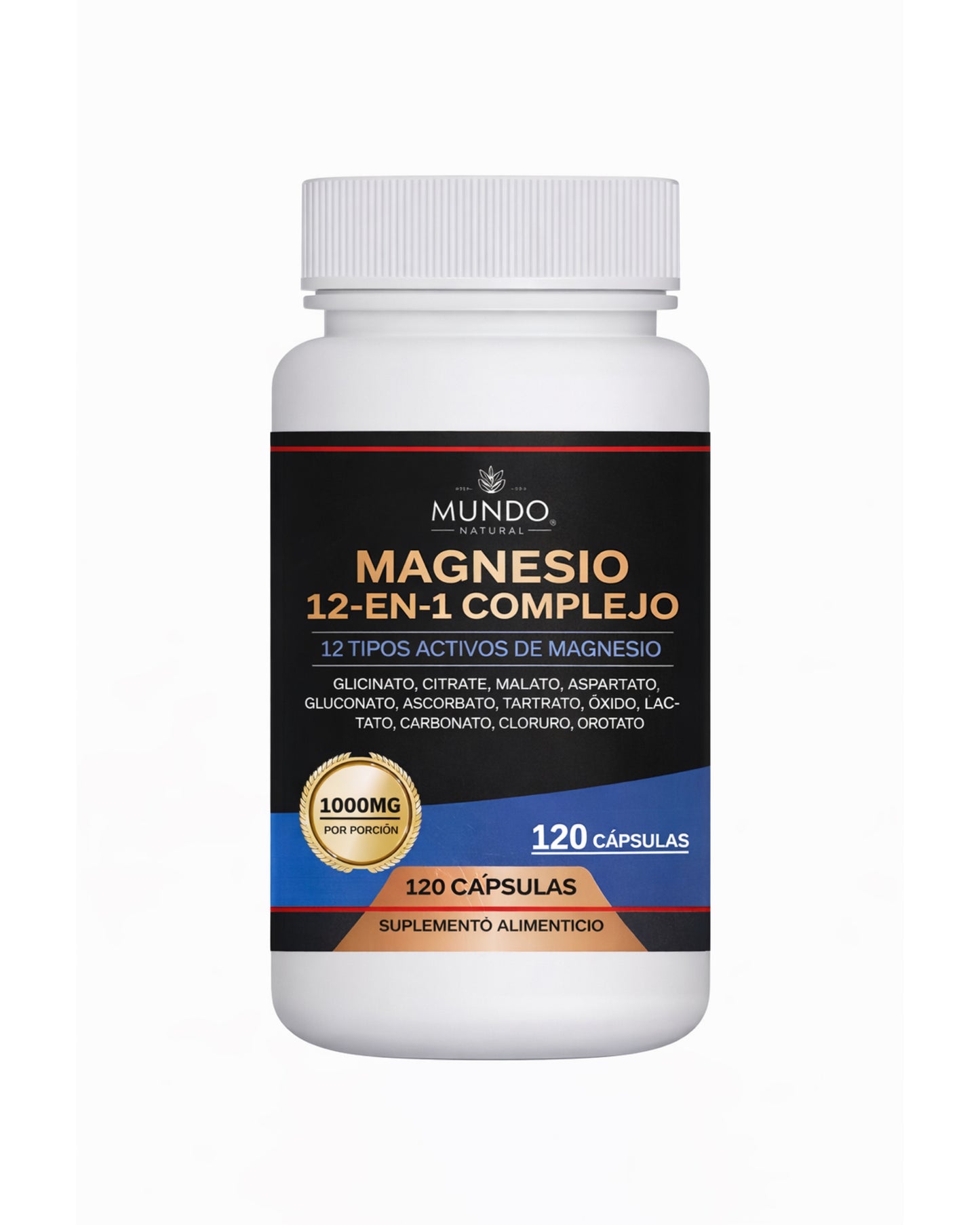 Magnesio 12 en 1 - 12 tipos activos de magnesio