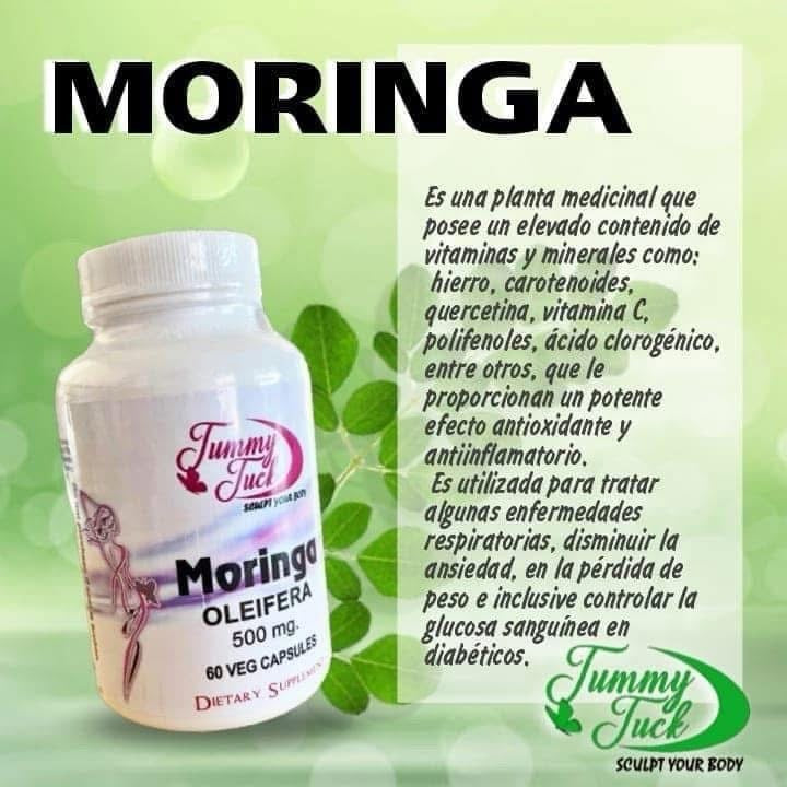 Moringa OLEIFERA
500 mg. 60 VEGGIE CAPSULES