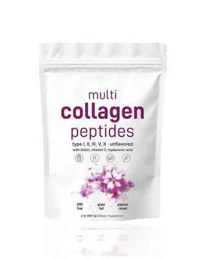 Colageno Múltiple de Micro Ingredients - Multi Collagen Peptides 1lb