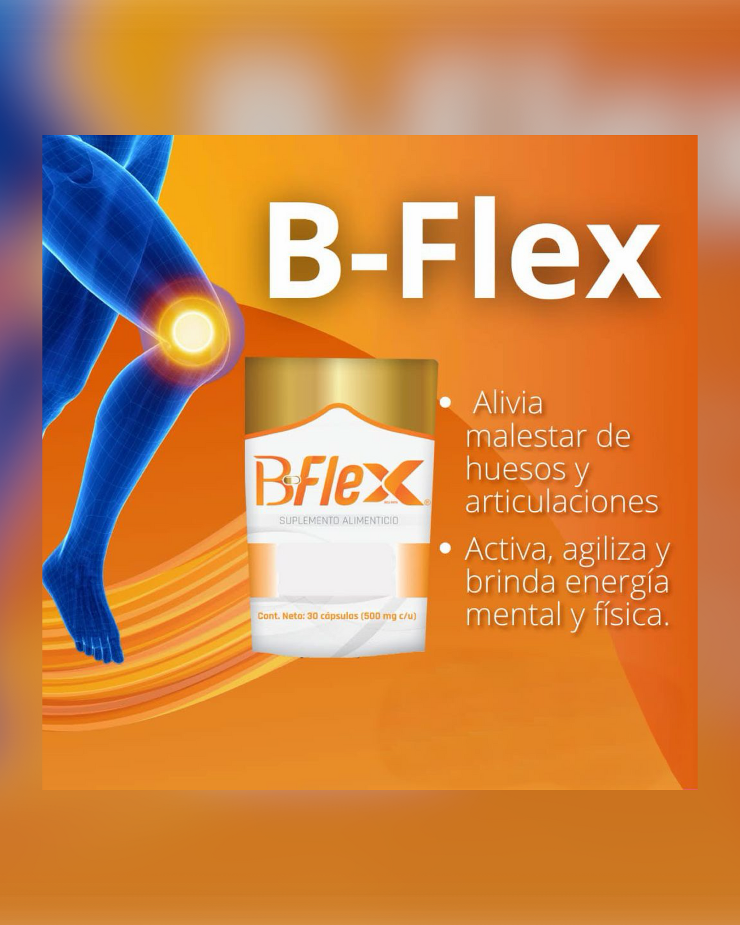 BFlex - energía mental, física, huesos y articulaciones