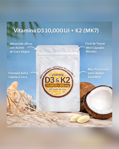 D3 + K2 Vitamina - Apoyo inmunológico