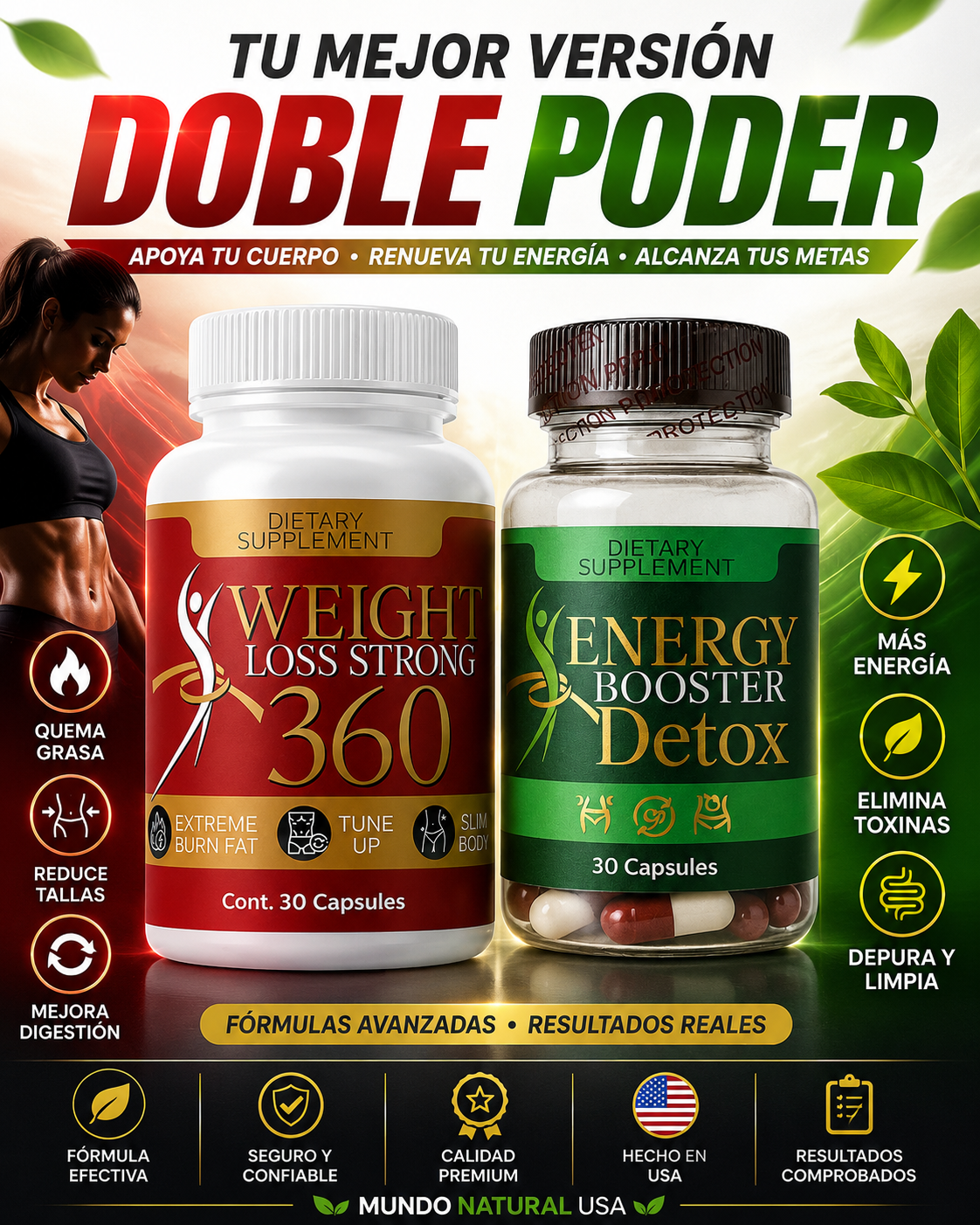 Weight Loss 360 + Energy Booster detox