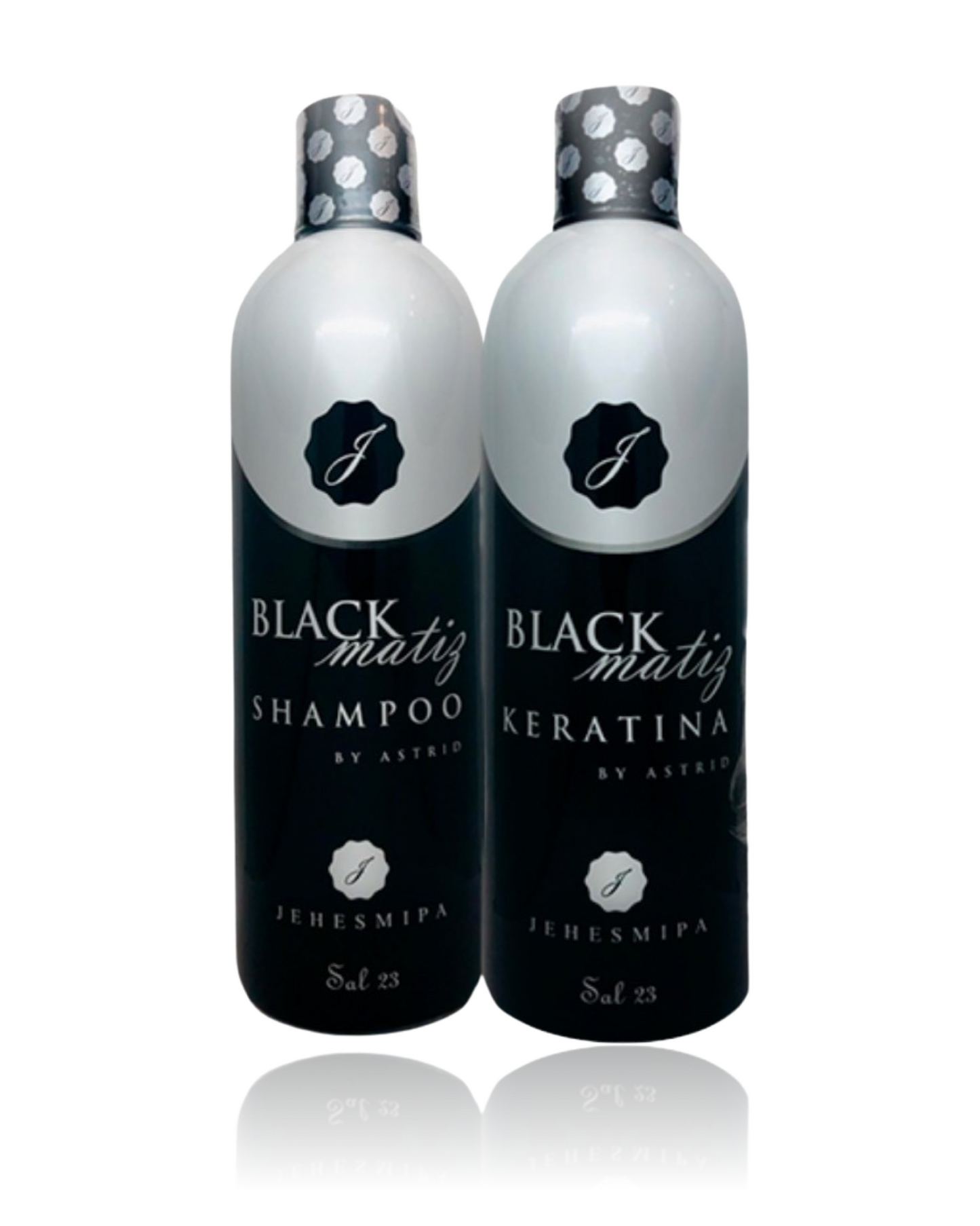 Black Platinum duo shampoo & keratin by Jehespia