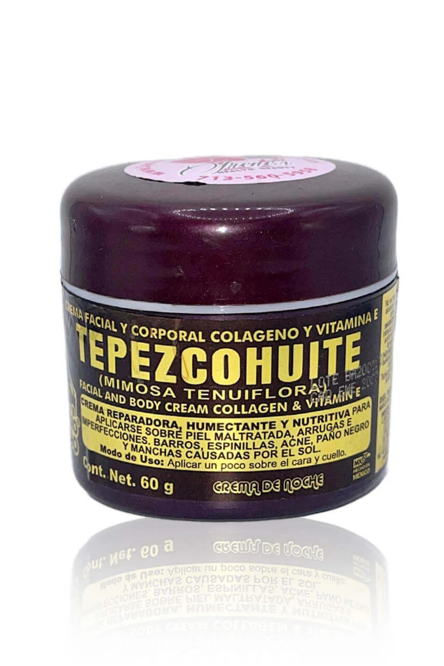 Tepezcohuite crema facial de noche - night facial crema