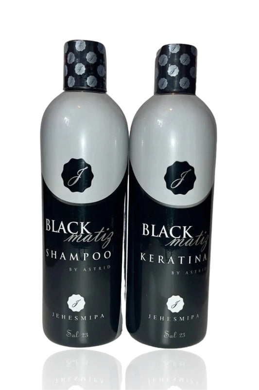 Black Platinum duo shampoo & keratin Jehespia