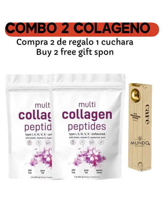 Colageno Múltiple de Micro Ingredients - Multi Collagen Peptides 1lb