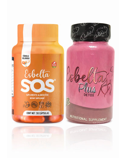 Esbelta SOS - diseñado para personas con alta presión y diabetes + Esbelta Plus Detox