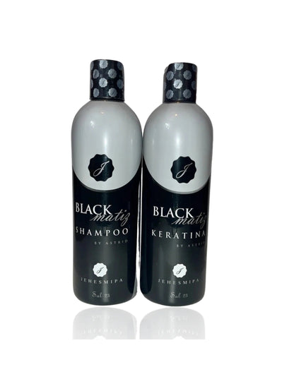 Black Platinum duo shampoo & keratin Jehespia
