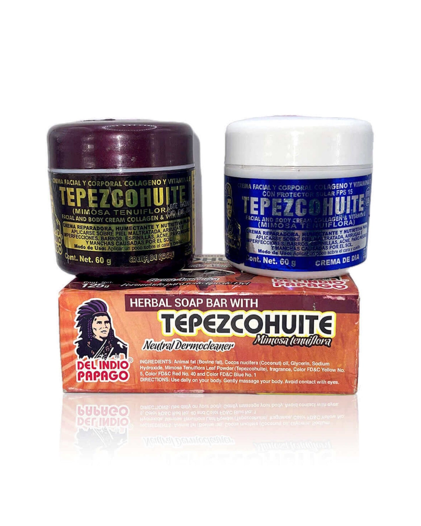 Tepezcohuite facial kit