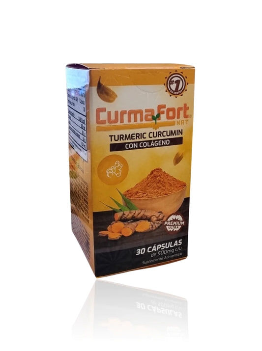 CurmaFort Nat Turmeric Curcumin con Colágeno