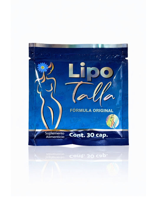 LipoTalla azul de dia perdida de peso y tallas