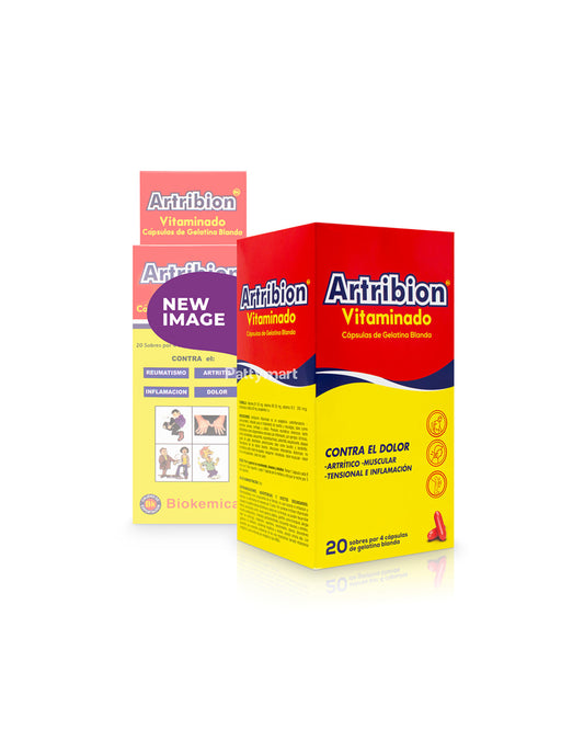 Artribion Vitaminado gelcaps Biokemical Display